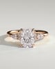 Sadie - Elongated Cushion Trilogy with Round and Pear Stones - 18k Rose Gold