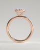 Sage - Bezel Set Oval Solitaire - 18k Rose Gold