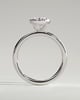Sage - Bezel Set Oval Solitaire - 18k White Gold