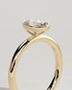 Sage - Bezel Set Oval Solitaire - 18k Yellow Gold