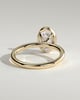Sage - Bezel Set Oval Solitaire - 18k Yellow Gold