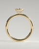 Sage - Bezel Set Oval Solitaire - 18k Yellow Gold