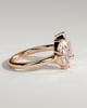 Salma - Pear and Marquise Open Band Toi et Moi - 18k Rose Gold