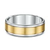 Samuel Mens Wedding Ring - 9k Yellow Gold / 9k White Gold