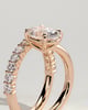Sevela - Oval Solitaire Wrap Ring - 18k Rose Gold