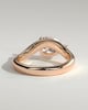 Shai - Pear Solitaire with Twist Band - 18k Rose Gold