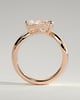 Shai - Pear Solitaire with Twist Band - 18k Rose Gold