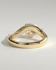 Shai - Pear Solitaire with Twist Band - 18k Yellow Gold