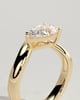 Shai - Pear Solitaire with Twist Band - 18k Yellow Gold