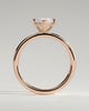Sherry - V Claw Marquise Solitaire - 18k Rose Gold