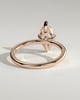 Sherry - V Claw Marquise Solitaire - 18k Rose Gold