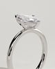 Sherry - V Claw Marquise Solitaire - 18k White Gold