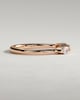 Sky - Marquise Accent Stone Open Band Wedding Ring - 18k Rose Gold