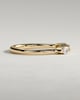 Sky - Marquise Accent Stone Open Band Wedding Ring - 18k Yellow Gold