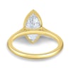 Stella - Marquise Solitaire with Cathedral Bezel Setting - 18k Yellow Gold