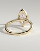 Stella - Marquise Solitaire with Cathedral Bezel Setting - 18k Yellow Gold