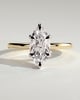 Stephanie - Marquise Solitaire - 18k Yellow Gold / 18k White Gold