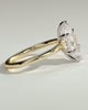Stephanie - Marquise Solitaire - 18k Yellow Gold / 18k White Gold