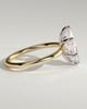 Stephanie - Marquise Solitaire - 18k Yellow Gold / 18k White Gold