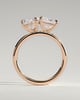 Svea - Pear and Princess Toi et Moi - 18k Rose Gold