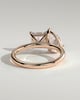 Svea - Pear and Princess Toi et Moi - 18k Rose Gold