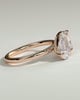Svea - Pear and Princess Toi et Moi - 18k Rose Gold