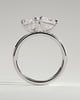 Svea - Pear and Princess Toi et Moi - 18k White Gold
