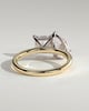 Svea - Pear and Princess Toi et Moi - 18k Yellow Gold / 18k White Gold