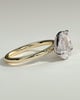 Svea - Pear and Princess Toi et Moi - 18k Yellow Gold / 18k White Gold