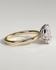 Svea - Pear and Princess Toi et Moi - 18k Yellow Gold / 18k White Gold