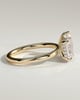 Tahlia - Pear and Emerald Toi Et Moi with Hidden Halo - 18k Yellow Gold