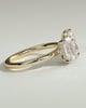 Tahlia - Pear and Emerald Toi Et Moi with Hidden Halo - 18k Yellow Gold