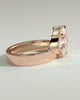 Tatiana - North East Pear Solitaire - 18k Rose Gold