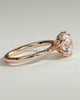 Tessa  Round Solitaire with Tulip Setting - 18k Rose Gold