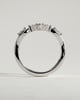 Veronica - Marquise-Round Accent Stones with Vine Band Wedding Ring - 18k White Gold