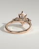 Wanda - 6 Claw Elongated Hexagon Trilogy - 18k Rose Gold