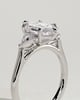 Wanda - 6 Claw Elongated Hexagon Trilogy - 18k White Gold