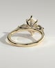 Wanda - 6 Claw Elongated Hexagon Trilogy - 18k Yellow Gold