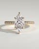 Waverly - 6 Claw Marquise Solitaire with Hidden Halo and Pav - 18k Yellow Gold