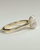 Wendy - 4 Claw Elongated Cushion Solitaire - 18k Yellow Gold