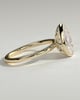 Winslet - Pear Bezel Solitaire with Petal Gallery Engagement Ring - 18k Yellow Gold