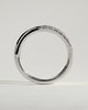 Yuki - Half Pave Wrap Band Wedding Ring - 18k White Gold
