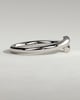 Yuki - Half Pave Wrap Band Wedding Ring - 18k White Gold