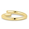 Yuki - Half Pave Wrap Ring - 18k Yellow Gold
