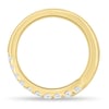 Yuki - Half Pave Wrap Ring - 18k Yellow Gold