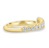 Yuki - Half Pave Wrap Ring - 18k Yellow Gold