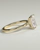 Judy - Radiant Claw Solitaire Engagement Ring - 18k Yellow Gold High Setting