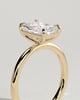 Judy - Radiant Claw Solitaire Engagement Ring - 18k Yellow Gold High Setting