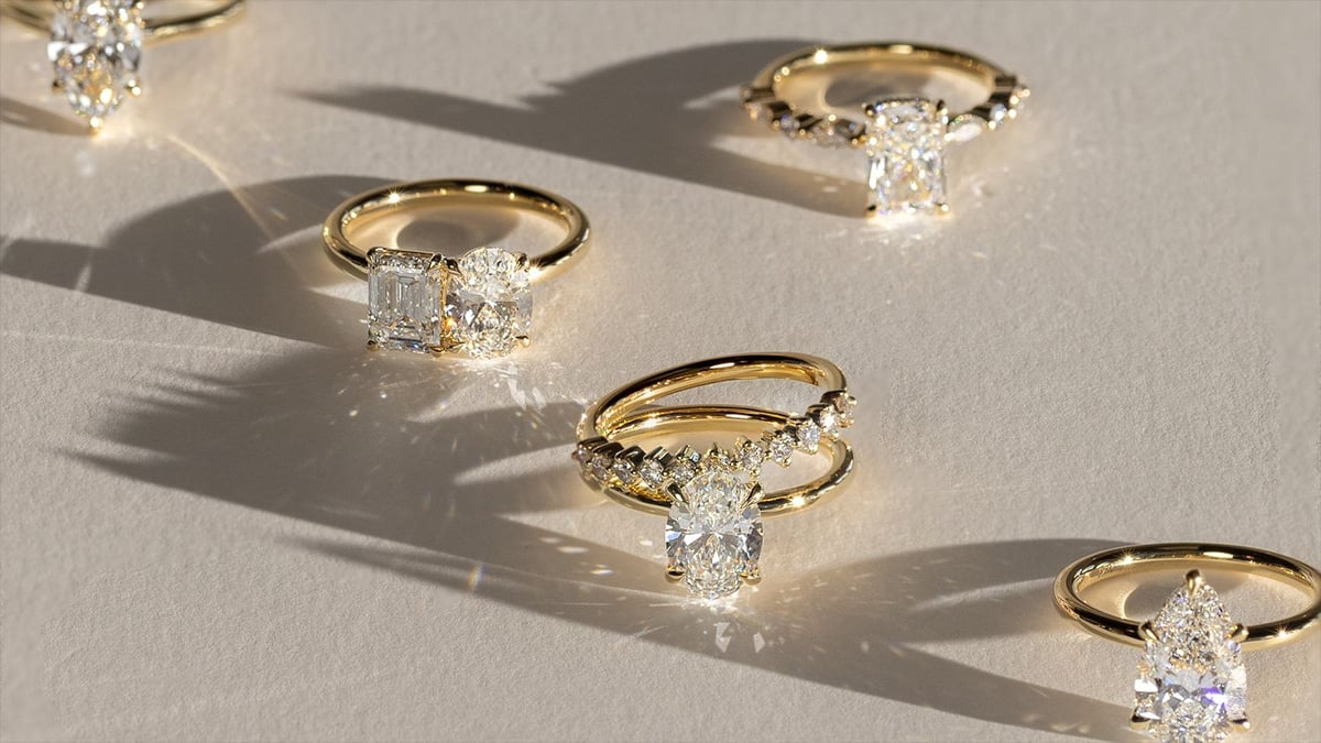 white gold engagement rings