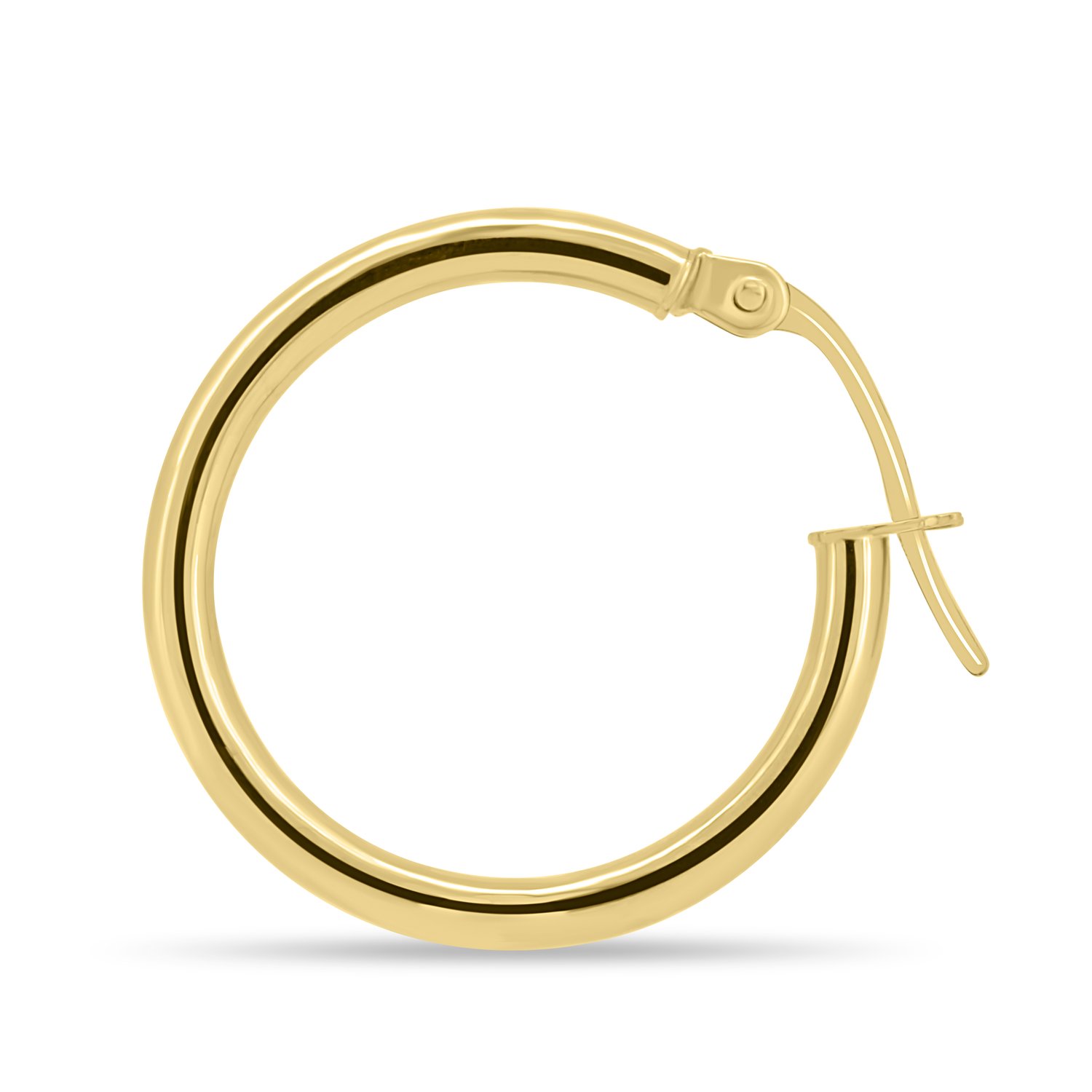 Alinta - 14k Hoop Earrings - 14k Yellow Gold